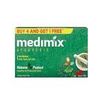 Medimix Ayurvedic Classic 18 Herbs Bathing Soap 125g (Buy 4 Get 1 EXTRA Combo Pack) |GROCERY