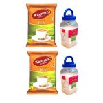 GROCERY Kaunam Assams Premium Tea Combo with Free Sugar Offer (Orange CTC Leaf Tea)