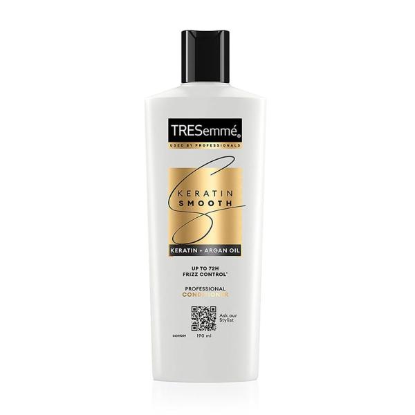 TRESemme Keratin Smooth Conditioner 190ml With Keratin Protein and Argan Oil | Salon-Like Smooth Hair | GROCERY