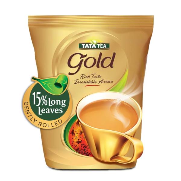 Tata Tea Gold 1kg, Premium Assam Teas With Gently Rolled Aromatic Long Loose Leaves, Rich & Aromatic Chai, GROCERY