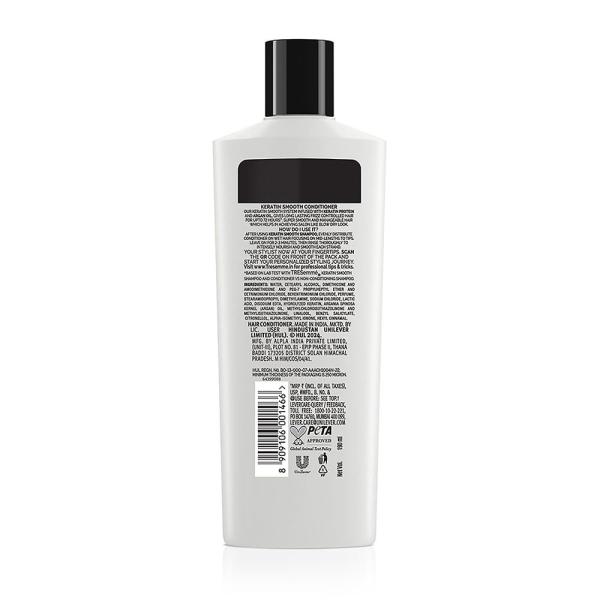 TRESemme Keratin Smooth Conditioner 190ml With Keratin Protein and Argan Oil | Salon-Like Smooth Hair | GROCERY