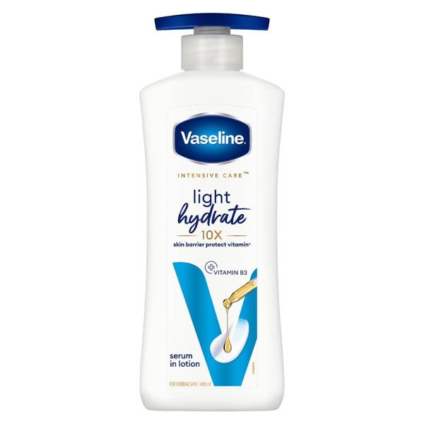 Vaseline Light Hydrate Serum In Lotion, 400 ml | Superlight & Non-Sticky for Hydration Boost grocery