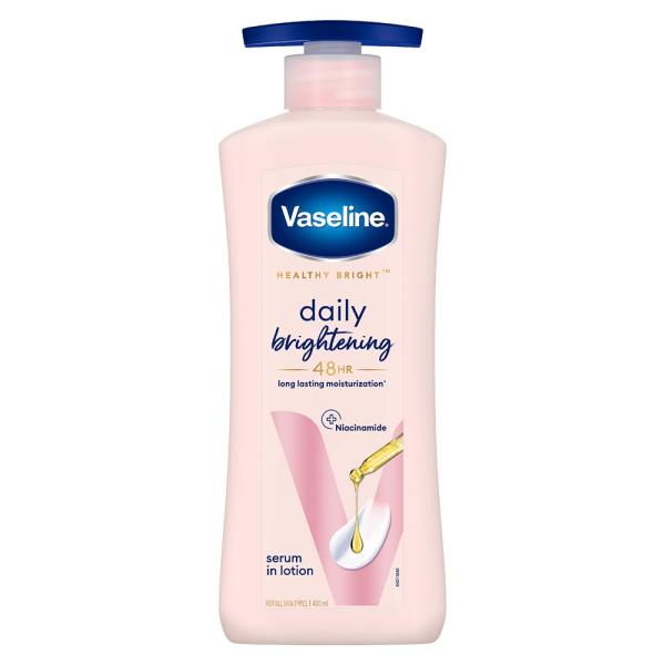 Vaseline Daily Brightening Body Lotion For Healthy & Glowing Skin with Niacinamide 400ml grocery