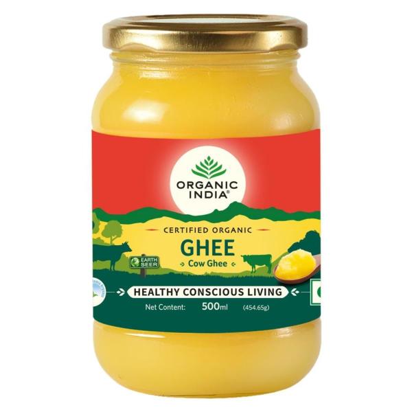 A TATA Product - Organic India Pure Cow Ghee, 500ml, Lab Tested on 600+ Parameters GROCERY