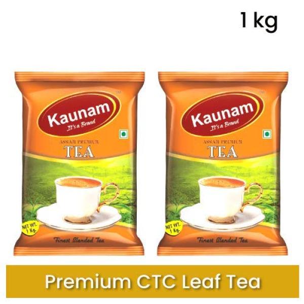 GROCERY Kaunam Assams Premium Tea Combo with Free Sugar Offer (Orange CTC Leaf Tea)