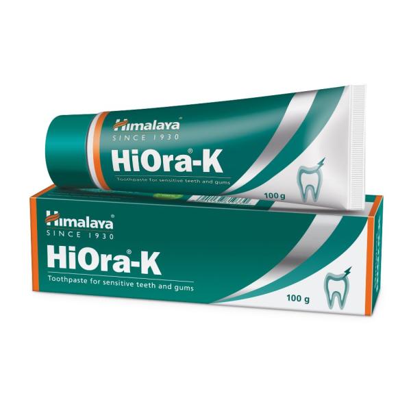 Himalaya HiOra-K toothpaste (100 g) | For sensitive teeth and halitosis | Reduces discomfort from hot and cold stimuli| Helps to prevent  oral infections and gum diseases GROCERY