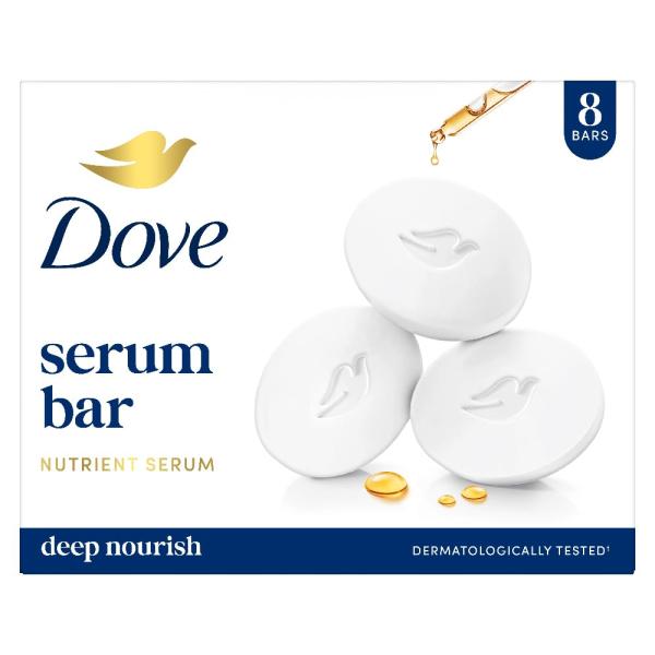 Dove Serum Bar | with Nutrient Serum | Deep Nourish | 1000g (125g x 8) GROCERY