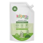 Koparo Organic Dishwash Liquid | 2 Litres | Lime And Basil Fragrance grocery
