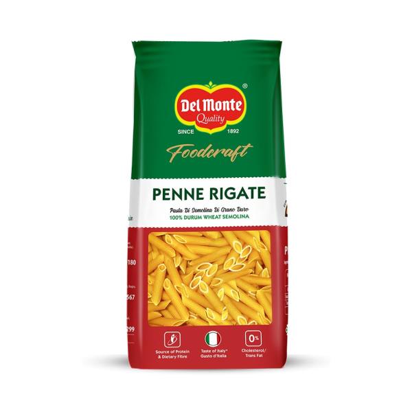 Del Monte Foodcraft Penne Pasta 1Kg | 100% Durum Wheat/Semolina/Sooji Healthy Pasta | No Maida GROCERY