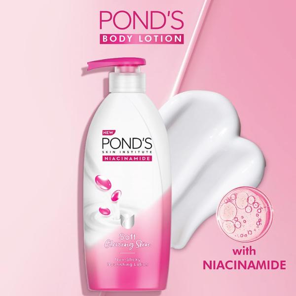 POND's Triple Vitamin Moisturising Body Lotion, 275Ml, For Dry Skin, Smooth And Soft Skin (Pack of 2)  grocery