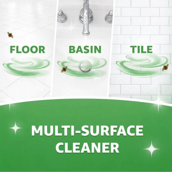 Lizol Fresh & Clean Bathroom Cleaner | Pine | 1L | 10X Better Cleaning grocery