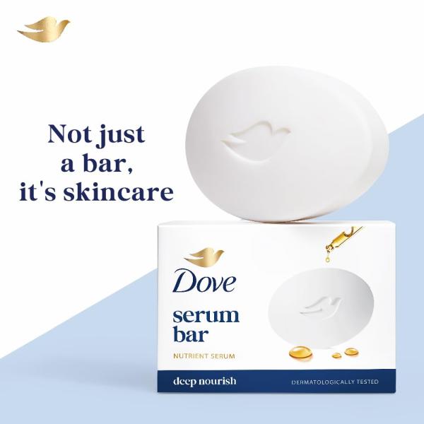 Dove Serum Bar | with Nutrient Serum | Deep Nourish | 1000g (125g x 8) GROCERY