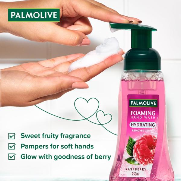 Palmolive Hydrating Foaming Raspberry Liquid Hand Wash, GROCERY