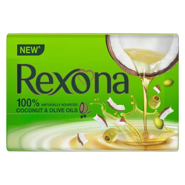 Rexona Coconut and Olive Oil Soap For Silky Smooth Skin, 4X100 g GROCERY