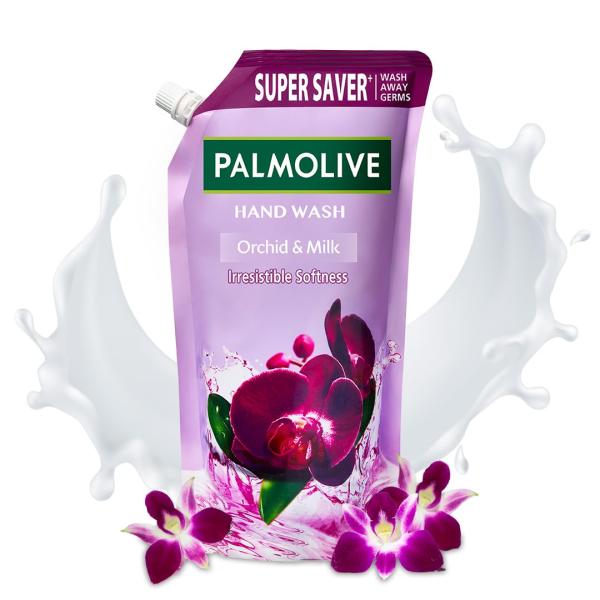 Palmolive Naturals Black Orchid & Milk Liquid Hand Wash Refill 750ml, Wash Away Germs, Refreshing Fragrance Handwash Refill Pack, grocery
