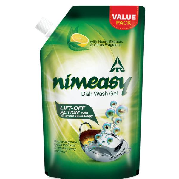 Nimeasy Dishwash Liquid Gel Refill Value Pack, Kitchen Cleaner, Utensil Cleaner Liquid  grocery