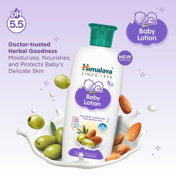 Himalaya Baby Massage Oil (500ml) + Gentle Baby Lotion (400ml) - Combo Set | No.1 Doctor Recommended Brand grocery