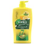 Dabur Vatika Lemon Anti-Dandruff Shampoo - 1 L | Reduces Dandruff from 1st Wash | Moisturises Scalp | Provides Gentle Cleansing, Conditioning &... grocery