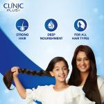Clinic Plus Strong & Long Shampoo 340 ml|| With Milk Proteins & Multivitamins for Healthy and Long Hair - Strengthening Shampoo for   Hair Growth grocery