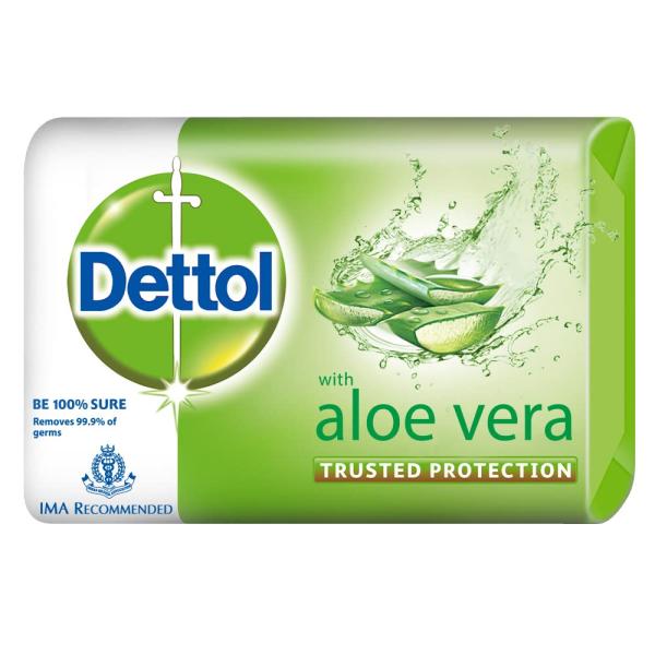 Dettol Aloe Vera Germ Protection Bathing Soap bar, 100gm GROCERY