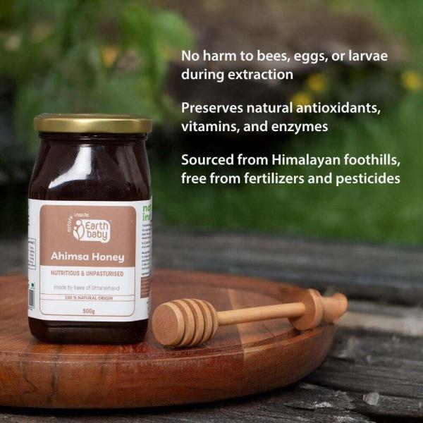 Ahimsa Honey, 100% Natural Origin, 500g, Pure, Raw and Untamed grocery