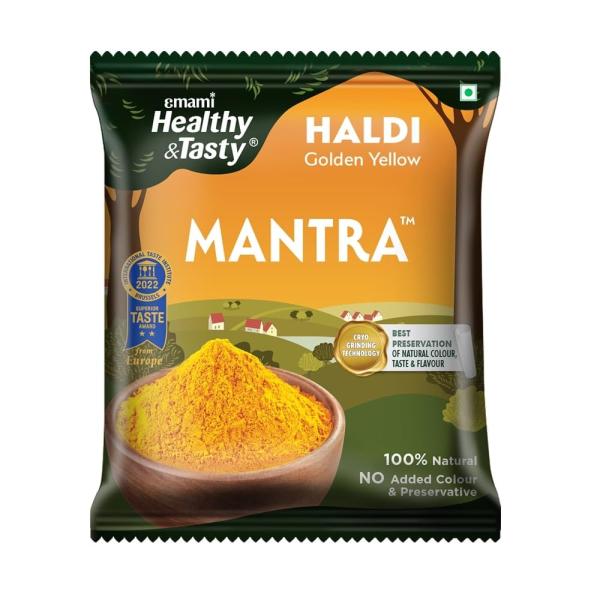 Emami Healthy & Tasty Mantra Haldi (Turmeric) Powder (500 grams) | 100% Natural GROCERY