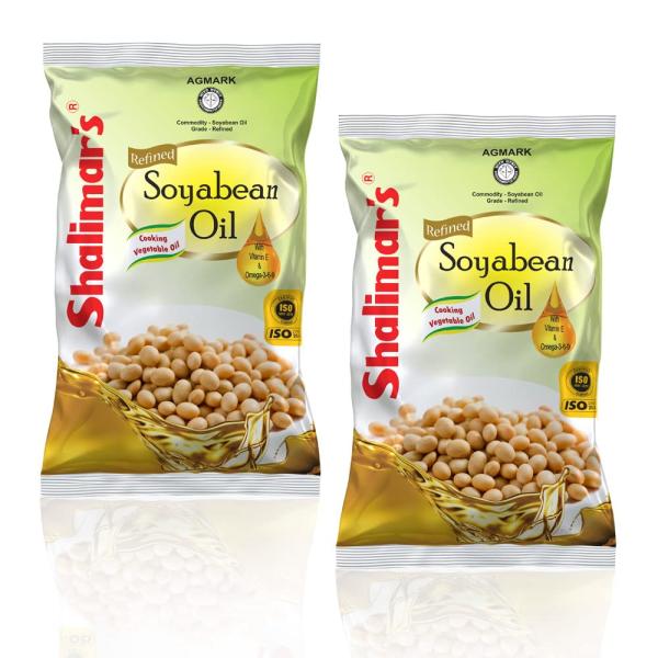 SHALIMARS Soyabean Oil 1Ltr Pack Of 2 GROCERY