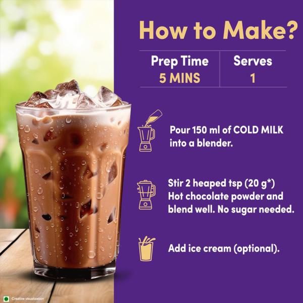 Cadbury Hot Chocolate Drink Powder Mix, 200 gm grocery