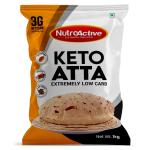 NutroActive Keto Atta Net Carb (3g Net Carb Per Roti) Extremely Low Carb Flour - 1kg grocery