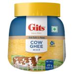 Gits Cow Ghee 500 ml Jar | Pack of 1 | Aroma in every drop |Pure Veg, Pure Cow Ghee,  GROCERY