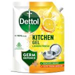Dettol Dishwash liquid and Kitchen Gel || Cuts Tough Grease || Remove germs || Lemon Fragrance ||1500ml GROCERY
