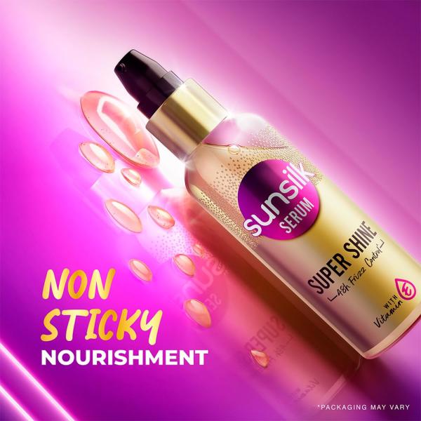 Sunsilk Super Shine Hair Serum For Dry frizzy Hair, Vitamin E Nourishment, GROCERY