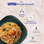 Daawat Biryani Basmati Rice, 5 Kg| World s Longest Rice Grain expands 24mm* | Tasty, Non-sticky & Rich Aroma |Naturally Aged