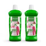 Kleenest Advanced Bathroom Cleaner Liquid, Rose – 1 litre (Pack of 2) | Thick Formula, Removes 99.9% germs | GROCERY