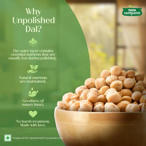 Tata Sampann Unpolished Kabuli Chana (Big Size), 500g GROCERY