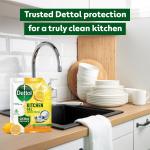 Dettol Dishwash liquid and Kitchen Gel || Cuts Tough Grease || Remove germs || Lemon Fragrance ||1500ml GROCERY