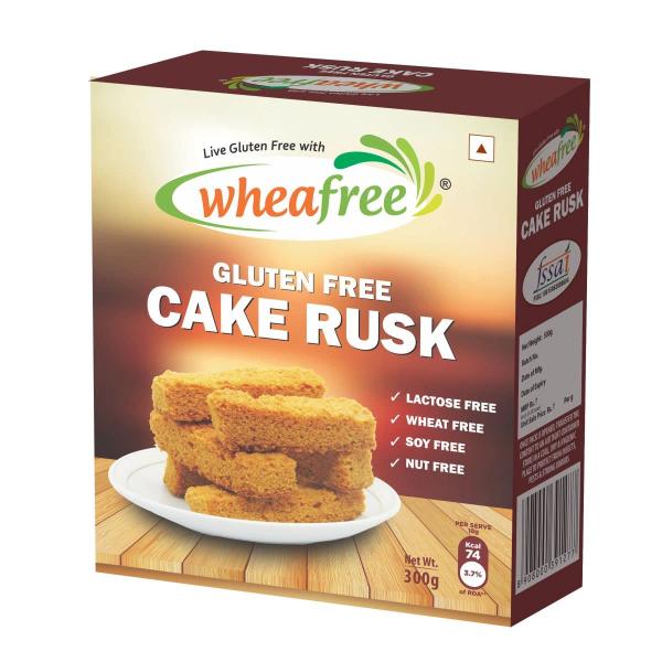 Wheafree Gluten-Free Cake Rusk – Crispy & Crunchy Tea-Time Toast | No Maida Rusk Biscuit | Egg-Based, High-Fiber & Easy to Digest | Healthy Wheat-Free Snack - 300g grocery