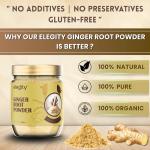 Elegity Ginger Root Powder 200 gm (Pack of 1) | No Added Preservatives GROCERY