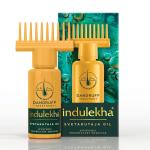 Indulekha Svetakutaja Ayurvedic Hair Oil 100 ml|Ayurvedic Medicinal oil for dandruff treatment with Svetakutaja-Comb Applicator Bottle for Men & Women grocery