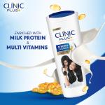 Clinic Plus Strong & Long Shampoo 340 ml|| With Milk Proteins & Multivitamins for Healthy and Long Hair - Strengthening Shampoo for   Hair Growth grocery