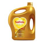 Saffola Gold Refined Cooking oil | Blend of Rice Bran & Sunflower oil | Helps Keeps Heart Healthy | 1 Litre jar GROCERY