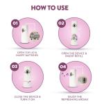 Air wick Freshmatic Refill Life Scents Turquoise Oasis - 250 Ml & Freshmatic Complete Kit - Automatic Air Freshener - Summer Delights (250 Ml) Combo,Spray  grocery