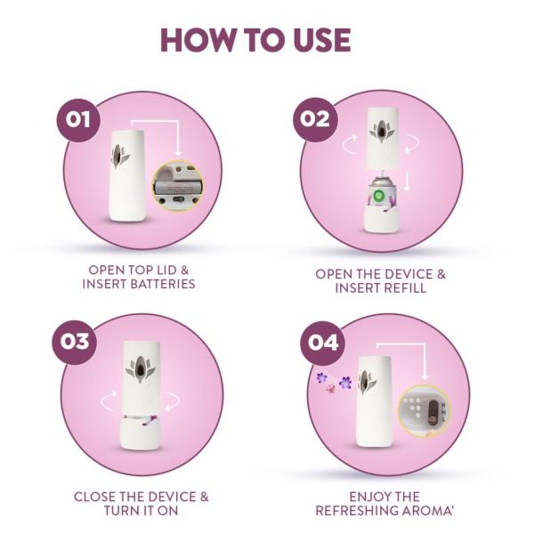 Air wick Freshmatic Refill Life Scents Turquoise Oasis - 250 Ml & Freshmatic Complete Kit - Automatic Air Freshener - Summer Delights (250 Ml) Combo,Spray  grocery