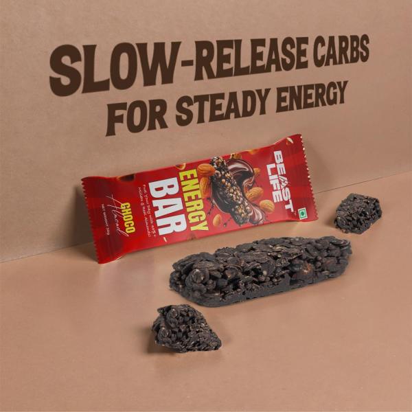 BeastLife Choco Almond Energy/Protein Bar | Multigrain Millet & Oats Energy Bar grocery