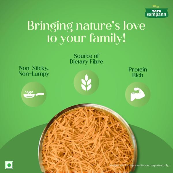Tata Sampann Roasted Vermicelli, Protein Rich Seviyan, Made with Suji GROCERY