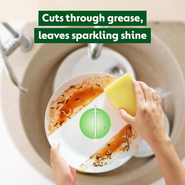 Dettol Dishwash liquid and Kitchen Gel || Cuts Tough Grease || Remove germs || Lemon Fragrance ||1500ml GROCERY