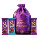 Cadbury Dairy Milk Silk Special Assorted Valentine's Chocolates Potli Gift Pack with Teddy keychain,232 gram grocery