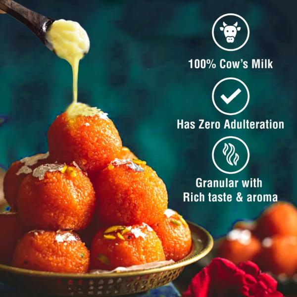 Gits Cow Ghee, Desi Ghee, 1L GROCERY