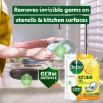 Dettol Dishwash liquid and Kitchen Gel || Cuts Tough Grease || Remove germs || Lemon Fragrance ||1500ml GROCERY