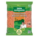 Tata Sampann Masoor Dal, Whole, 1kg GROCERY